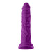 Purple realistic textured silicone shaft with suction base and control buttons from Femme Funn Turbo Shaft 2.0.