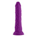 Purple textured silicone shaft with suction base from Femme Funn Turbo Shaft 2.0, designed for versatile use.