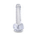 Clear textured silicone sleeve designed to enhance sensation, shaped with a soft tip and flexible base wings.