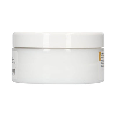 White round jar container of Fist It Numbing water-based lubricant, 10 oz size, with a smooth white lid.