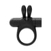 Forto Bunny Vibrating Cockring Black - SexToy.com