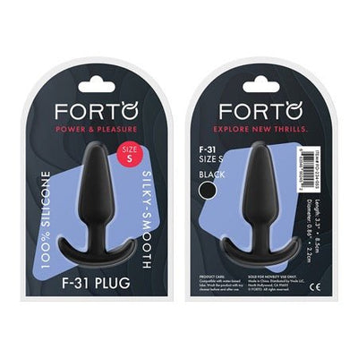 FORTO F - 31 Plug Black Small - SexToy.com