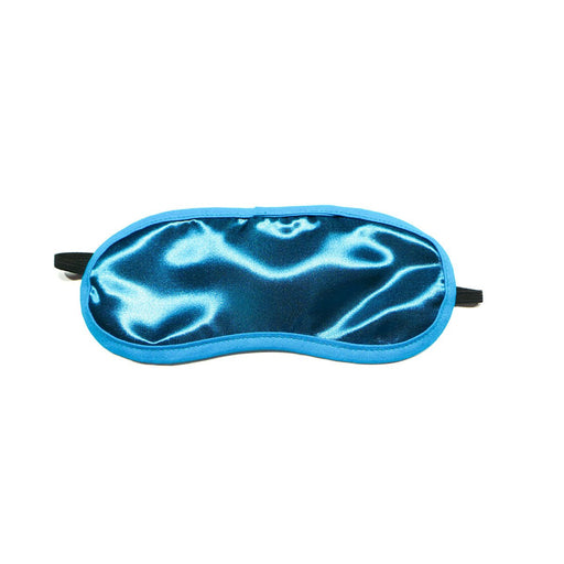 Foxtails Satin Eye Mask - Aqua - SexToy.com