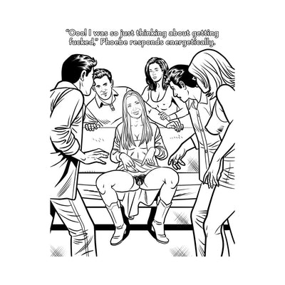 Friends With Benefits Porn Parody Coloring Book - SexToy.com