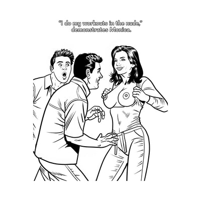 Friends With Benefits Porn Parody Coloring Book - SexToy.com