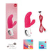 Fun Factory Miss Bi dual action vibrator in grape color with USB charger, packaging, and informational guides.