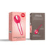 Packaging of Fun Factory Smartballs Uno Kegel ball in white and india red, showing front and back with usage instructions.
