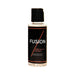 Small clear bottle of Fusion Deep Action Silicone personal lubricant with black and red label and black flip cap