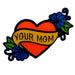 Geeky & Kinky Your Mom Heart Tattoo Pin - SexToy.com