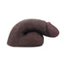 Dark brown 5-inch soft packer with realistic texture and circumcised head designed for gender fluid wear.