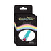 Packaging of Gender Fluid Revel Power Bullet in matte aqua with pink tip, featuring rainbow design and product branding.