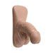 Realistic 4-inch silicone packer with textured shaft and balls, designed for secure, natural fit in close underwear.