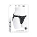 Packaging of Gender X Pleasure Harness featuring a black adjustable faux-leather strap-on harness on a white mannequin torso.