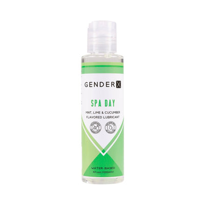 Gender X Spa Day Mint, Lime & Cucumber Flavored Water-based Lubricant