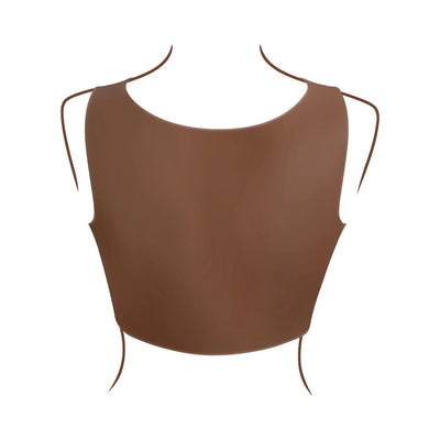 Gender X Undergarments Plate E - cup Silicone Dark - SexToy.com