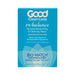 Good Clean Love Rebalance personal moisturizing and cleansing wipes 12-pack in blue packaging with bio-match technology branding.