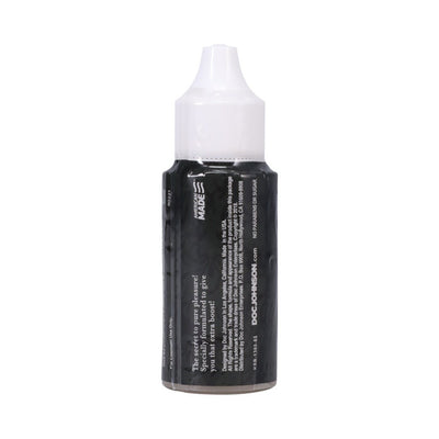 Single black and white dropper bottle of Goodhead Tingle Drops with product information on label against white background.