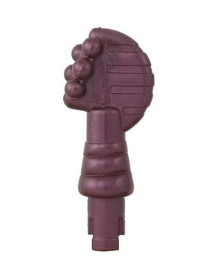 Purple textured attachment for Eroscillator 2 Plus with rounded bead and ridged details.