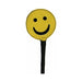 Yellow smiley face crop with black handle designed to add a playful and cheerful touch to your routine.