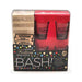 Happy Fucking Birthday Bash party game set with wooden blocks and four shot glasses in festive packaging.
