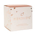 Highonlove Cannabis Body Butter packaging box with rose gold accents and branding on a white background.