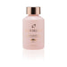HighOnLove Sensual Massage Oil in a frosted pink bottle with rose gold cap and elegant gold lettering, 100ml size.