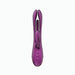 Purple Honey Play Box Terri app-controlled rabbit vibrator with hollowed shaft and textured finger attachment.
