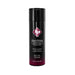 Bottle of ID BackSlide silicone-based anal lubricant with extra thick formula, 2.2 fl oz size, black and dark red packaging.