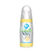 Bottle of ID Frutopia Banana flavored personal lubricant with clear pump and yellow accents.