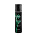 Black bottle of ID Millennium silicone lubricant with green accents and text highlighting long-lasting and ultra slippery formula.