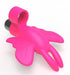 Pink silicone butterfly-shaped finger vibrator with wings and antennae, compact and travel-friendly design.