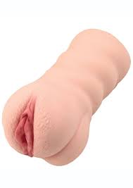 Compact Lil' Cuties Perfect Masturbator Marilyn Light in soft, realistic skin tone with textured design for discreet travel pleasure.