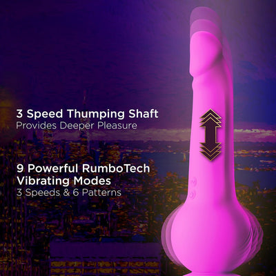 Impressions New York Gyroquake Dildo Purple - SexToy.com