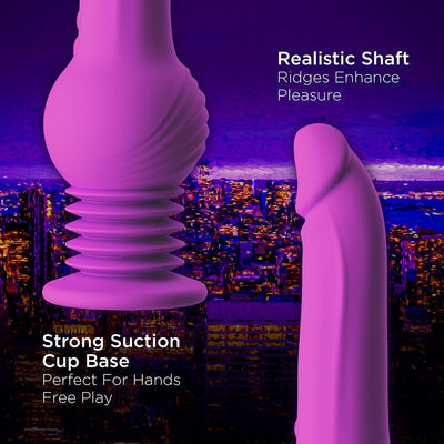 Impressions New York Gyroquake Dildo Purple - SexToy.com
