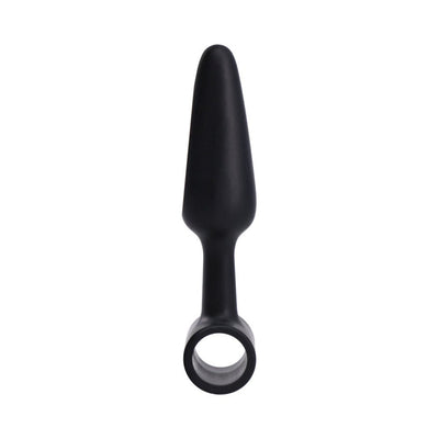 In A Bag Vibrating Butt Plug 4in Black - SexToy.com
