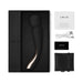 Insignia Smart Wand 2 Medium in black with USB charger, warranty card, user manual, and storage pouch in gift box.
