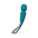 Teal silicone Insignia Smart Wand 2 Medium with ergonomic curved handle and metallic accent on white background.