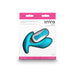 Blue Inya Eros rechargeable couples vibrator with remote control in white and blue packaging.