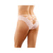 Ivy Lace Bikini Panty With Lattice Cut-out Back Light Pink S/m - SexToy.com