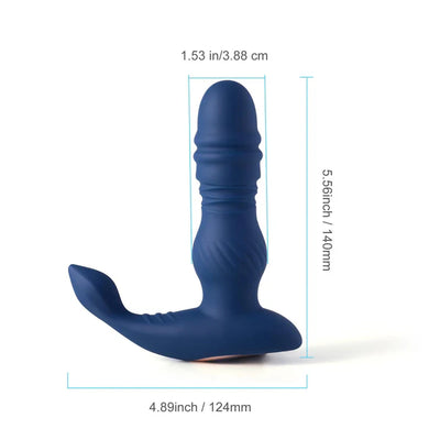 Jaden Thrusting Prostate Massager Vibrating Butt Plug Anal Sex Toy