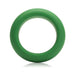 Green silicone C-ring from Je Joue 3-pack set, smooth texture and rounded design for comfortable wear.