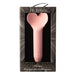Je Joue Amour Rechargeable Silicone Heart Shaped Fluttering Tip Bullet Vibrator Pale Rosette - SexToy.com