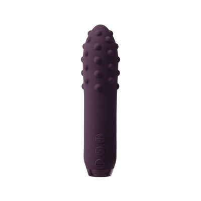 Je Joue Duet Rechargeable Silicone Multi-surfaced Bullet Vibrator Purple - SexToy.com