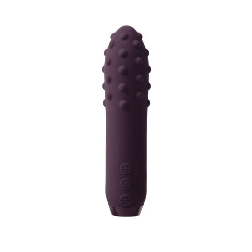 Je Joue Duet Rechargeable Silicone Multi-surfaced Bullet Vibrator Purple - SexToy.com