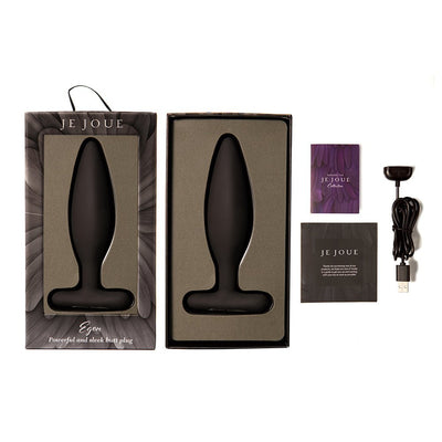 Je Joue Egon Vibrating Butt Plug Black - SexToy.com