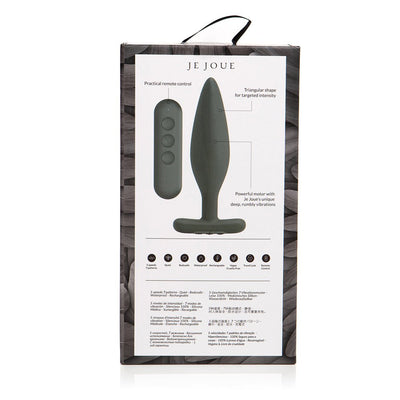 Je Joue Egon Vibrating Butt Plug Black - SexToy.com