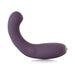 Je Joue G-kii dual stimulator in purple silicone with curved ergonomic design and smooth finish.