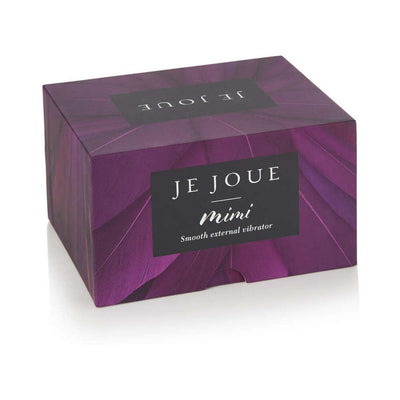 Purple Je Joue Mimi clitoral vibrator box with black label and white text on a white background.
