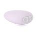 Soft lavender Je Joue Mimi clitoral vibrator with ergonomic shape and three control buttons on white background.