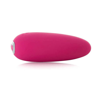 Sleek pink Je Joue Mimi Soft clitoral vibrator with smooth silicone surface and soft tip, shown on white background.